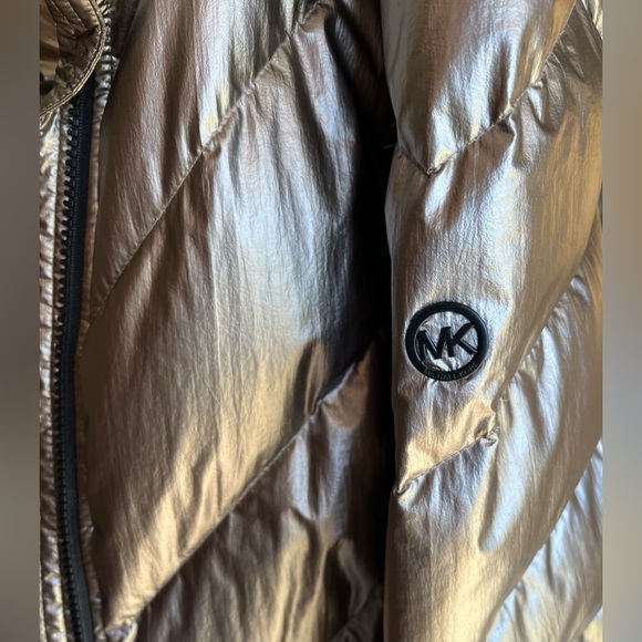 Women’s Michael Kors Metallic Champagne Colored Jacket SIZE MED - Picture 7 of 7